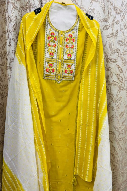 Handloom cotton suit set