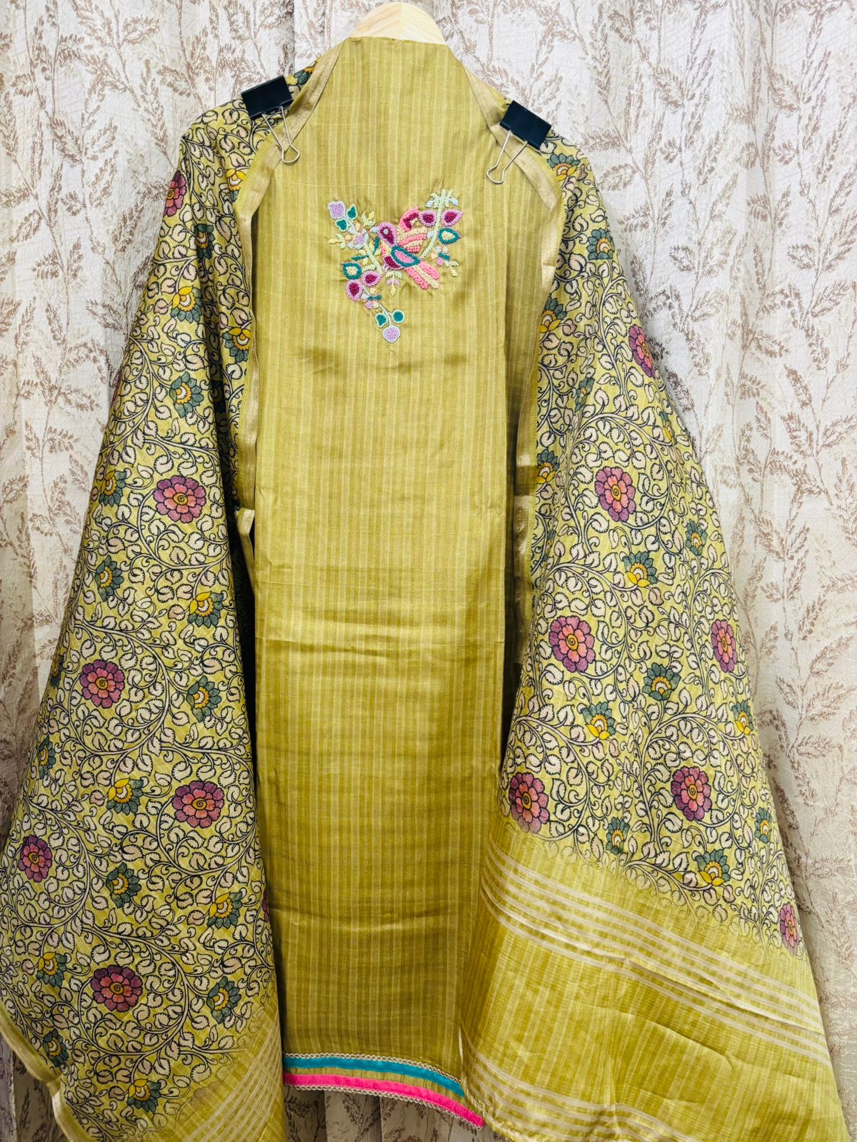 Raw Silk semi formal suit set