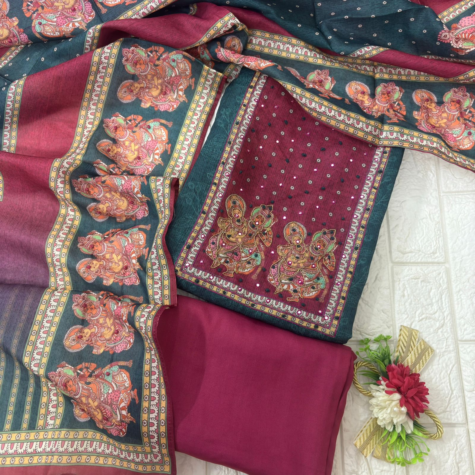 Linen classic artistry suit set - Image 2