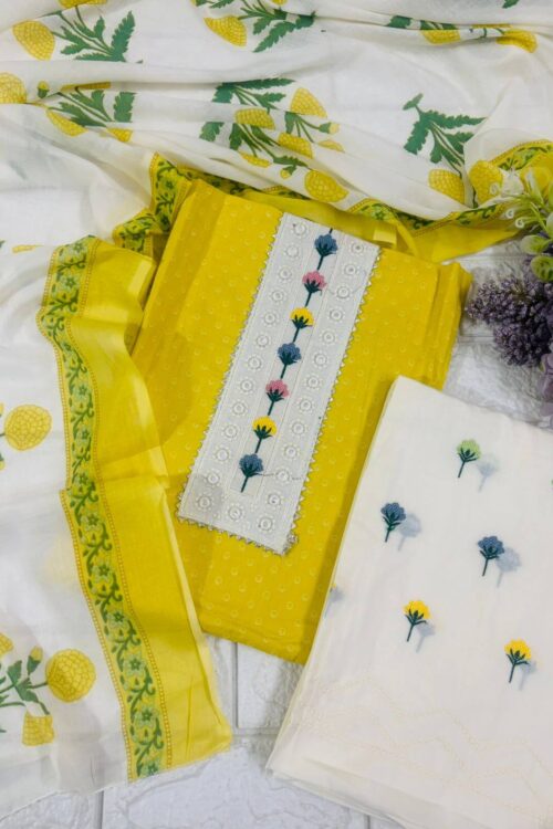 Cambric cotton suit fabric