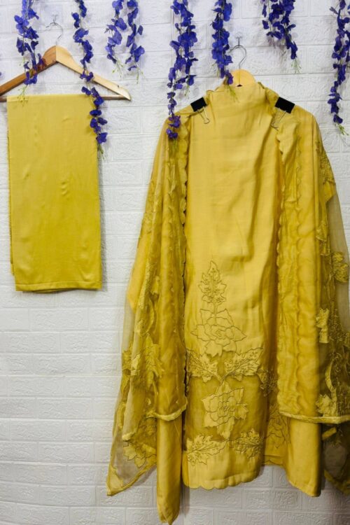 Soft Luxe applique work Suit Series