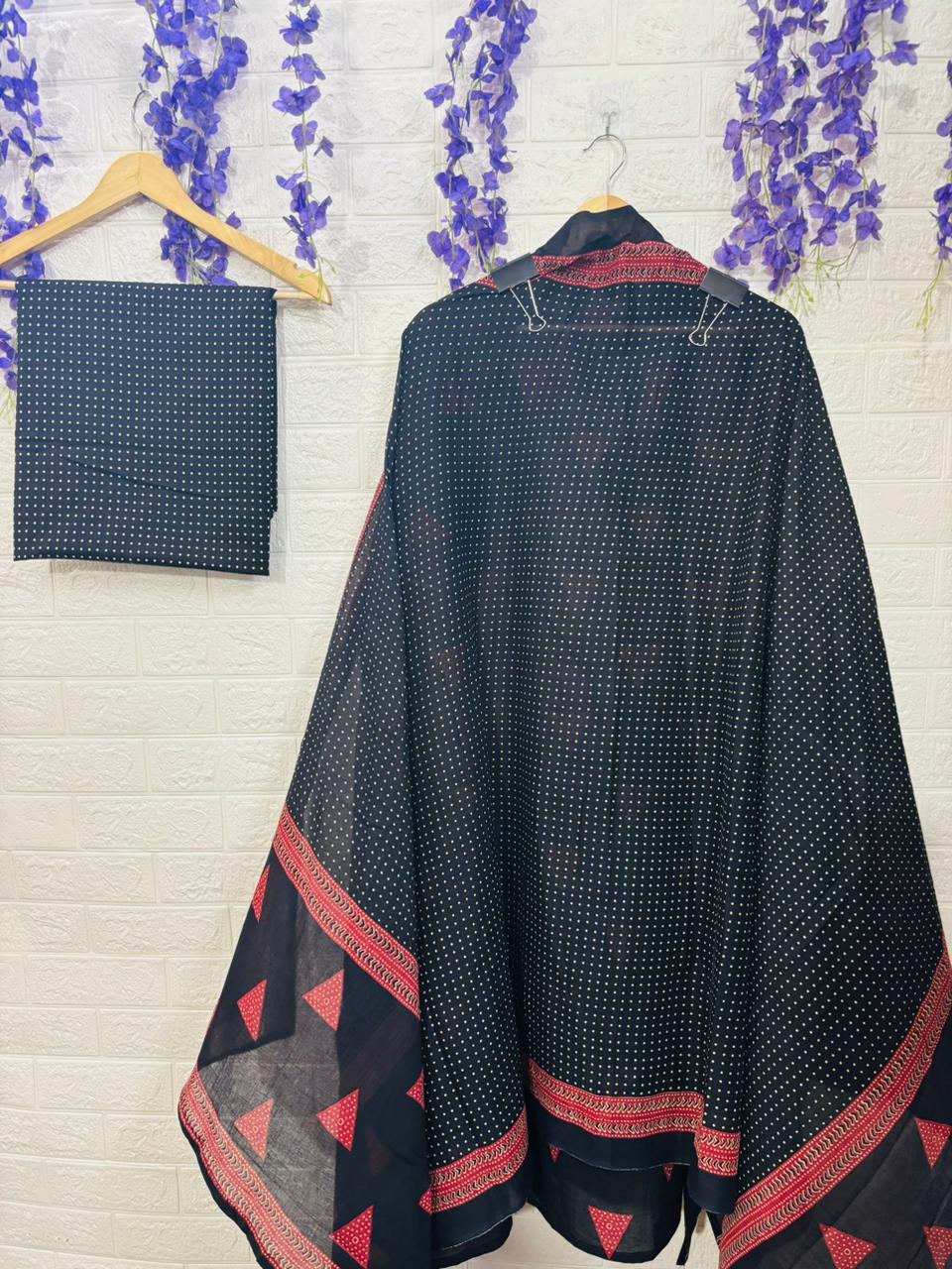 Midnight Triangle Print Suit Set - Image 2